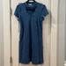 American Eagle Outfitters Dresses | American Eagle Outfitters Soft & Sexy Large Look Of Denim W Peekaboo Neck Dress | Color: Blue | Size: L