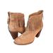 American Eagle Outfitters Shoes | American Eagle | Leather Fringe Booties | Color: Brown/Tan | Size: 8.5