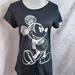 Disney Tops | Disney Mickey Mouse Tee Shirt Short Sleeve Size Xl | Color: Black | Size: Xl