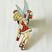 Disney Other | Disney Tinker Bell With Candy Cane Pin | Color: Blue/Red | Size: Os