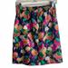 J. Crew Skirts | J. Crew Women's Floral Mini Skirt | Color: Green/Pink | Size: 4p