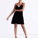 Madewell Dresses | Madewell Velvet Slip Dress Size 6 Black | Color: Black | Size: 6