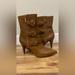 Michael Kors Shoes | Michael Kors Leather High Heel Boot Stilleto Buckle Accent Womens 8.5m Stunning | Color: Brown | Size: 8.5