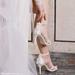 Anthropologie Shoes | Anthropologie Bella Belle Gardenia Ankle Strap Wedding Shoes Size 8 | Color: White | Size: 8