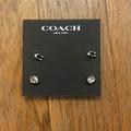 Coach Jewelry | Coach Signature Stud Earring Set | Color: Silver | Size: Os