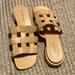 Burberry Shoes | Burberry | Tan Leather Sandals | Color: Cream/Tan | Size: 8