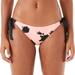 Kate Spade Swim | Kate Spade New York Printed Tie-String Bikini Bottoms Size Medium | Color: Pink | Size: M