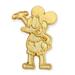 Disney Jewelry | Mickey Mouse Disney Pin: Gold Plane Crazy Mickey | Color: Gold | Size: Os