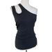 Lululemon Athletica Tops | Lululemon La Double Strap Shoulder Tank Top Black Asymmetrical Hip Length Size 8 | Color: Black | Size: 8