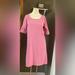 J. Crew Dresses | J. Crew Factory Pink Ruffle Sleeve T-Shirt Dress Women’s Size M | Color: Pink | Size: M