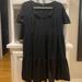 J. Crew Dresses | J. Crew Broken-In Jersey Tiered Mini Dress | Color: Black | Size: S