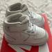 Nike Shoes | 4c Baby White Nike Force 1 High Top | Color: White | Size: 4bb