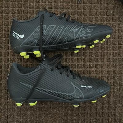 Nike Shoes | 7.5 Nike Mercurial Soccer Cleats. Worn One Season. | Color: Black | Size: 7.5