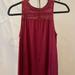 American Eagle Outfitters Tops | American Eagle - Sexy And Soft High Low Tank Top | Color: Red | Size: Xs