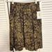 Lularoe Skirts | Brand New Brown And Gold Floral Print Skirt Lularoe Madison Style Size-S | Color: Brown/Gold | Size: S