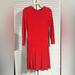 J. Crew Dresses | J. Crew Size 2 Red Pleated Bottom Hidden Zipper Dress | Color: Red/Tan | Size: 2