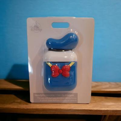 Disney Cell Phones & Accessories | Disney Parks D-Tech Wireless Headphone Airpods Donald Duck Case New | Color: Blue/White | Size: Os