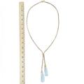 J. Crew Jewelry | J.Crew Double Tassel Gold & White Statement Necklace | Color: Gold/White | Size: Os