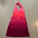 Athleta Dresses | Athleta Hali Halter Ombre Mini Dress Small | Color: Pink/Purple | Size: S