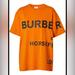 Burberry Shirts | Burberry Shirt Orange Horsferry Tshirt Unisex | Color: Black/Orange | Size: S