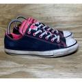 Converse Shoes | Converse All Star Shoes Kids Size 5 Black Pink 5-Tongue Distressed Sneakers | Color: Black/Pink | Size: 5g