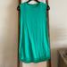 Athleta Dresses | Athleta Lightweight Green Sleeveless Mesh Trim Athletic Shirt Dress | Color: Green | Size: Xs