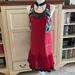 Coach Dresses | Coach 1941 Collection Appliqud Dress. | Color: Red | Size: S