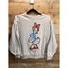 Disney Tops | Disney Women’s Gray Long Sleeve Daisy Duck Crew Neck Sweatshirt Womens Medium | Color: Gray | Size: M