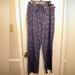 Jessica Simpson Intimates & Sleepwear | Jessica Simpson Black & White Floral Soft Pajama Pants Size Xl | Color: Blue | Size: Xl