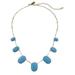 Kate Spade Jewelry | Kate Spade New York Pave The Way Graduated Necklace And Double Drop Earrings Set | Color: Blue/Gold | Size: Os