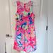 Lilly Pulitzer Dresses | Lilly Pulitzer Floral Dress Size 4 | Color: Pink | Size: 4