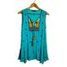 Anthropologie Tops | Anthropologie Thml Blue Tunic Top Size Medium | Color: Blue/Yellow | Size: M