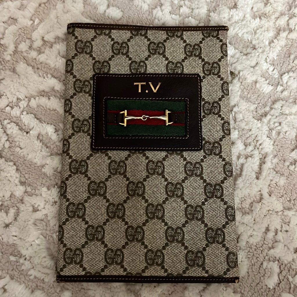 Gucci Accents | Gucci Monogram Tv Magazine Book Cover | Color: Gold | Size: Os