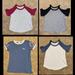 Pink Victoria's Secret Tops | Lot Of 4 Pink Vs Shirts | Color: Blue/Red | Size: Xs