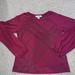 Burberry Shirts & Tops | Burberry Girls Red Long Sleeve Tee T-Shirt Top Sz 6 | Color: Red | Size: 6g