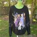 Disney Sweaters | Disney Frozen Light Up Sweatshirt Women's Size Xxl Nwot | Color: Black/Purple | Size: Xxl