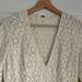 Free People Dresses | Free People Lace Dress With Bell Sleeves And Raw Edge Hem. Size 2. | Color: Cream/White | Size: 2