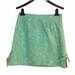 Lilly Pulitzer Skirts | Lilly Pulitzer Vintage Seersucker Octopus Skirt - 6 | Color: Blue/Green | Size: 6