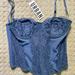 Urban Outfitters Tops | Bustier From Urban Outfitters | Color: Black/Blue | Size: L