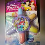 Disney Toys | Disney Princess & Mickey Mouse Jumbo Sidewalk Chalk W/Wheel Holder | Color: Pink | Size: Osbb