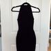 Zara Dresses | Aritzia Sculpt Knit Halter Dress | Color: Black | Size: 00