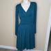 Athleta Dresses | Athleta Perfect Packer Dark Teal Jersey Midi Dress (Size Xs) | Color: Blue/Green | Size: Xs