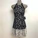 Jessica Simpson Dresses | Brand New Jessica Simpson Fit & Flare Halter Dress | Color: Black/White | Size: 2