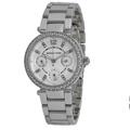 Michael Kors Accessories | Michael Kors Parker Multi Function Silver Ladies Watch | Color: Silver | Size: Os