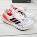 Adidas Shoes | Adidas Ultraboost Light W Womens Running Shoes Sz 9 White Black Solar Red Hq6353 | Color: Black/Red/White | Size: 9