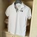 Under Armour Shirts & Tops | Boys Under Armour Jersey Polo Tee Shirt Size Youth Medium | Color: White | Size: Youth Medium