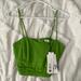 Zara Tops | Brand New Zara Green Top (Xs) | Color: Green | Size: Xs