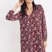 Madewell Dresses | Madewell Button-Back Dress In Antique Flora | Color: Purple/Red | Size: S