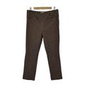 Anthropologie Pants & Jumpsuits | Anthropologie Womens Size 14 Essential Slim Trouser Pants In Brown Motif | Color: Brown | Size: 14