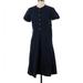 J. Crew Dresses | Jcrew Navy Blue Button Up Casual Dress | Color: Blue | Size: 0